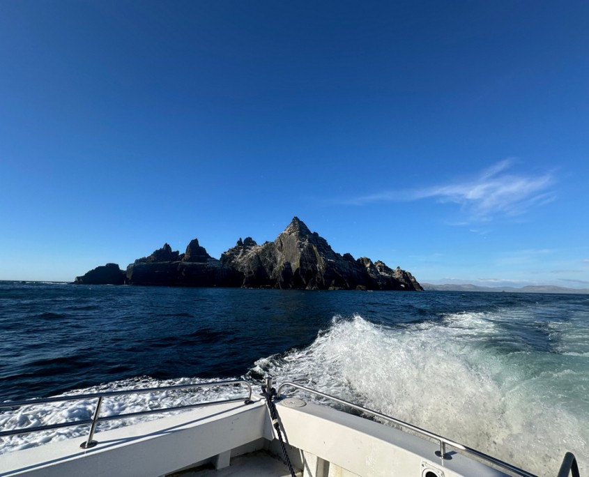 heading back from the skellig islands